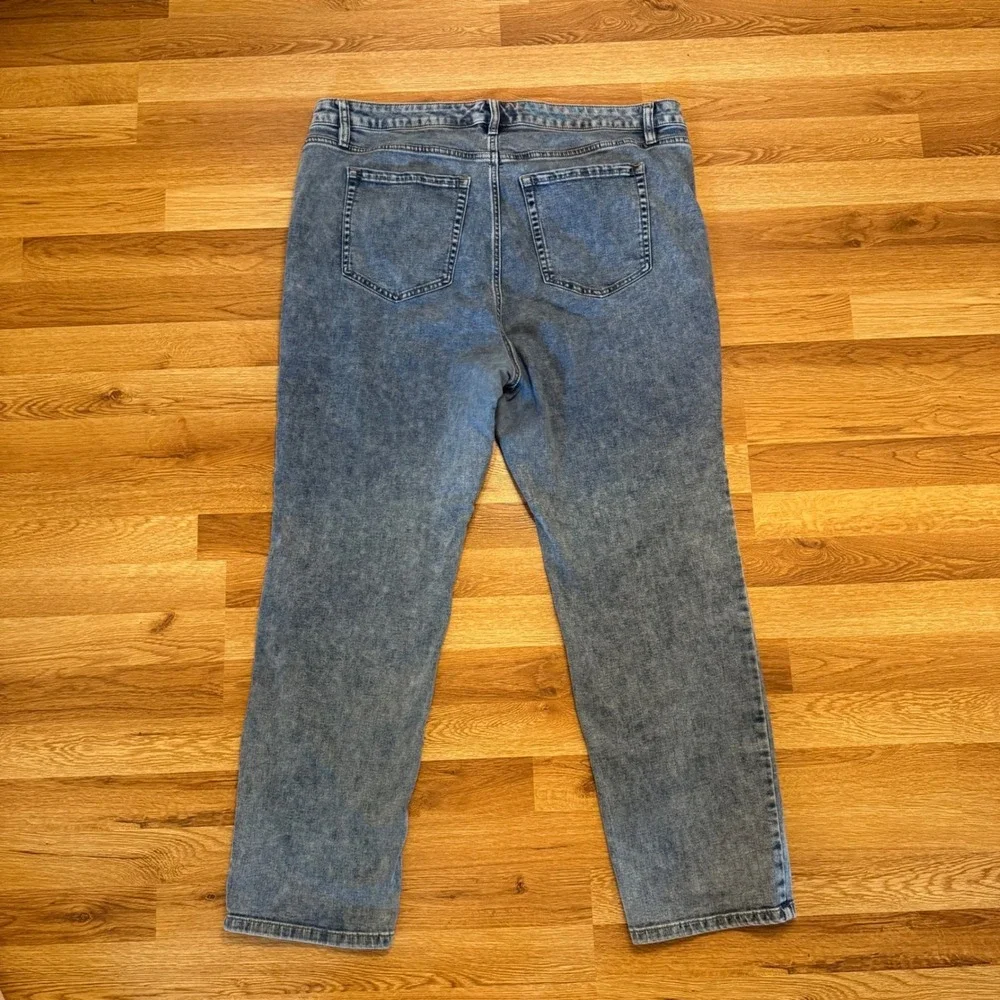 Lane Bryant Plus Size Women's Jeans 20 Signature Fit Mid Rise Straight Leg Denim